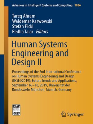cover image of Human Systems Engineering and Design II
